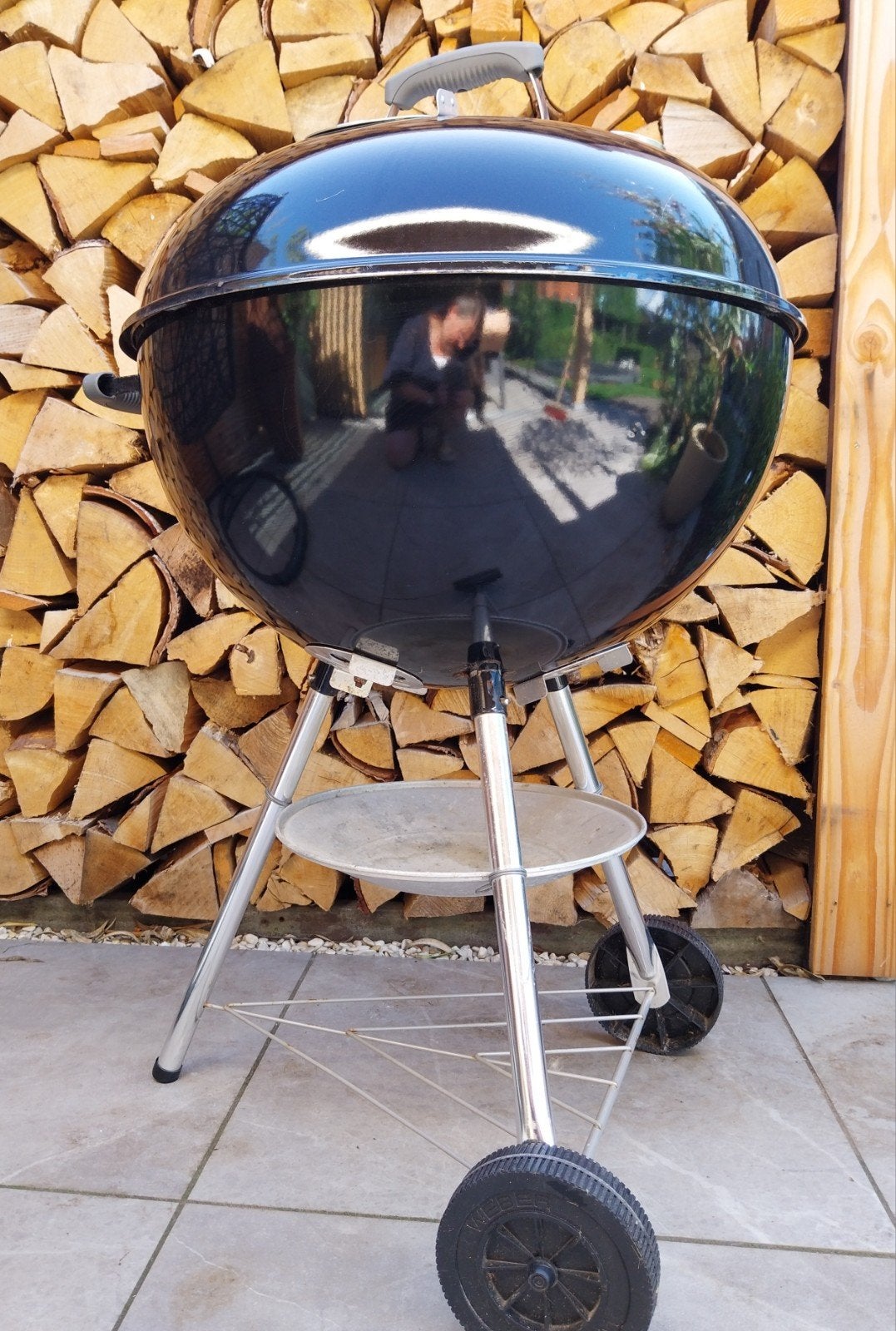 Weber kogelbarbecue 57 cm doorsnede, Ophalen, Gebruikt, Weber Mastertouch, Met accessoires