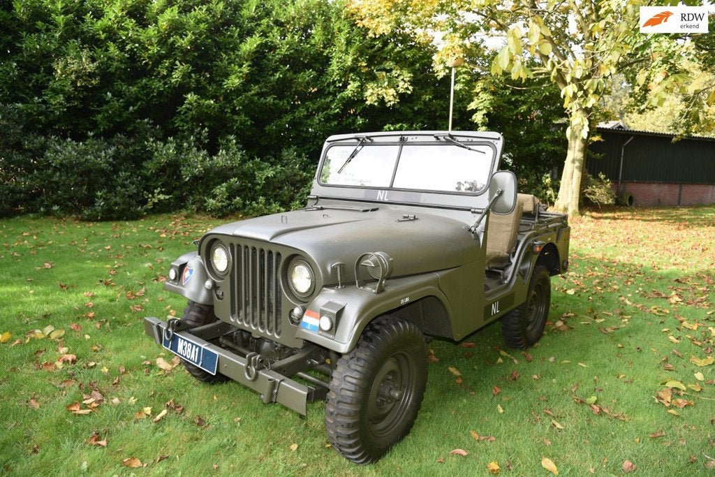 Jeep Willys M38a1 Nekaf 1956 op domeinpapieren, Auto's, Jeep, Stof, Trekhaak, Overige carrosserieën