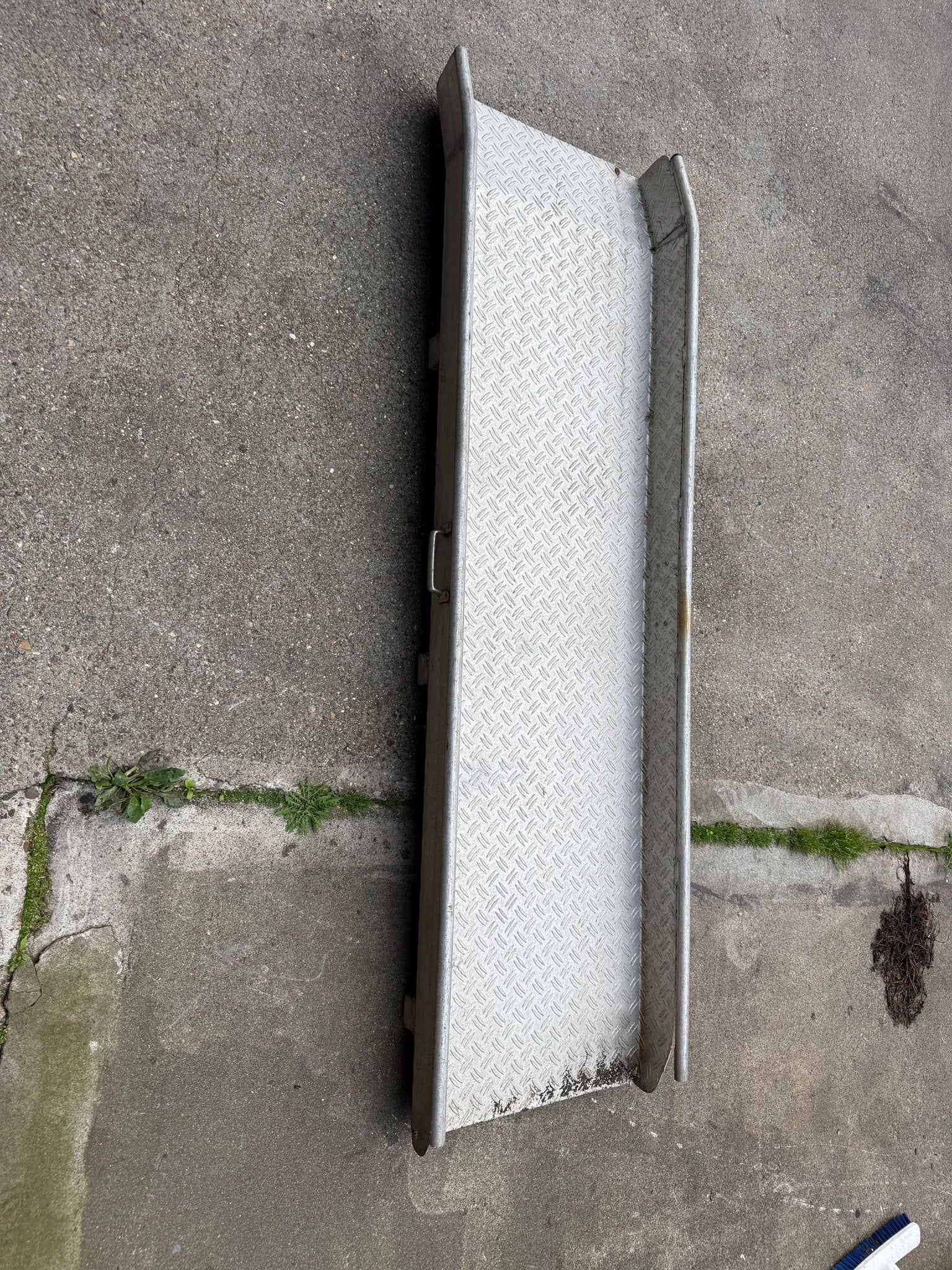 Aluminium oprijplaat voor scooters fietsen en motoren, Gebruikt, -, -, Ophalen of Verzenden