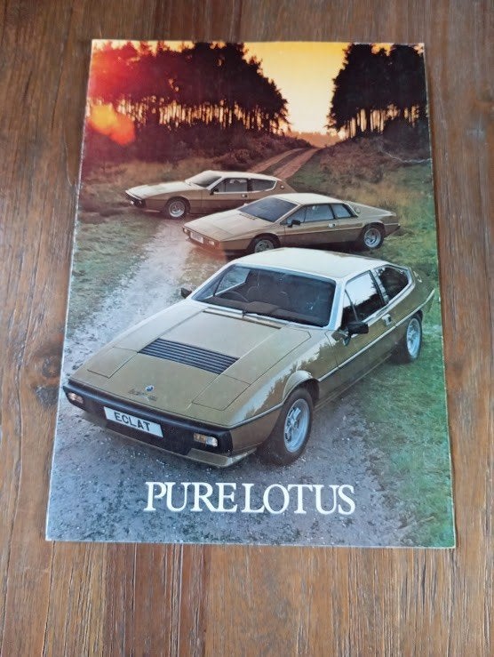 Pure Lotus Elite / Eclat / Esprit 6 pag., Verzenden, Zo goed als nieuw, Overige merken