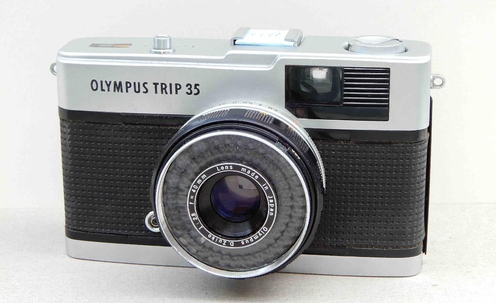 Olympus Trip 35 met flits, Audio, Tv en Foto, Fotocamera's Analoog, Ophalen of Verzenden, Gebruikt, Compact, Olympus