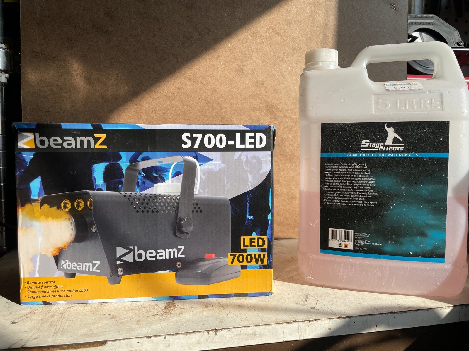BeamZ S700-LED Rookmachine met Vloeistof, Ophalen, Zo goed als nieuw