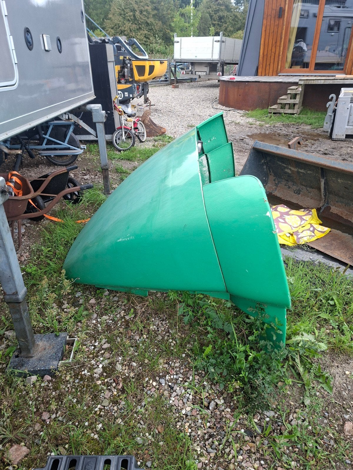 Groene Bumper met Opstap - Gebruikt, Ophalen, Gebruikt, Voor, Bumper