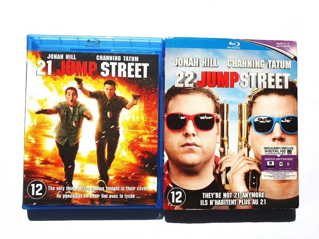 21 Jump Street + 22 Jump Street (2 disc), Ophalen of Verzenden, Zo goed als nieuw, Actie