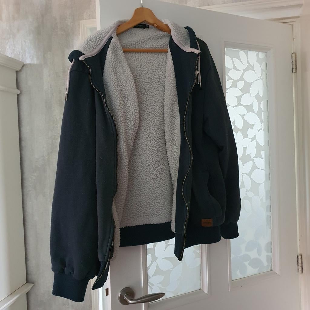 Dik blauw vest met teddy voering PORTONOVA maar xxl, Ophalen, Gedragen, Overige maten, Blauw