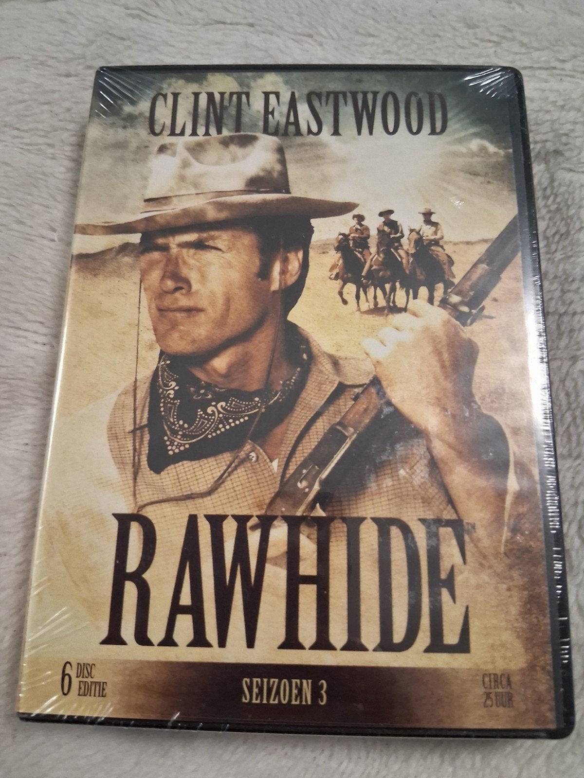 Rawhide Seizoen 3 DVD Boxset - Clint Eastwood Western nieuw, Boxset, Ophalen of Verzenden, Actie en Avontuur, Nieuw in verpakking