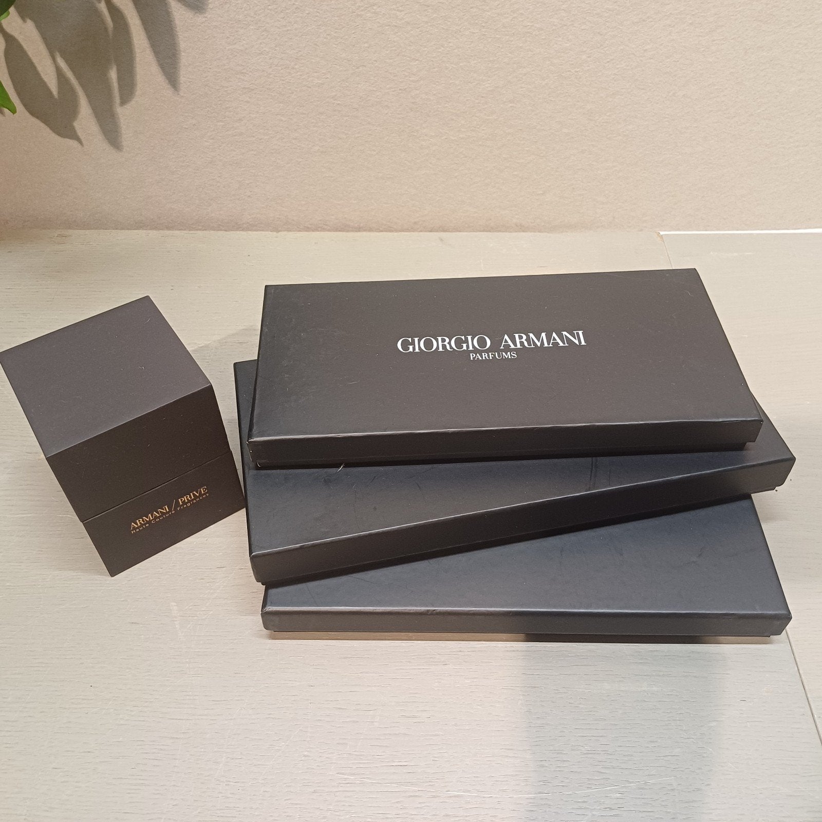 VERPAKKING DOOSJES GIORGIO ARMANI, Ophalen of Verzenden, Verpakking