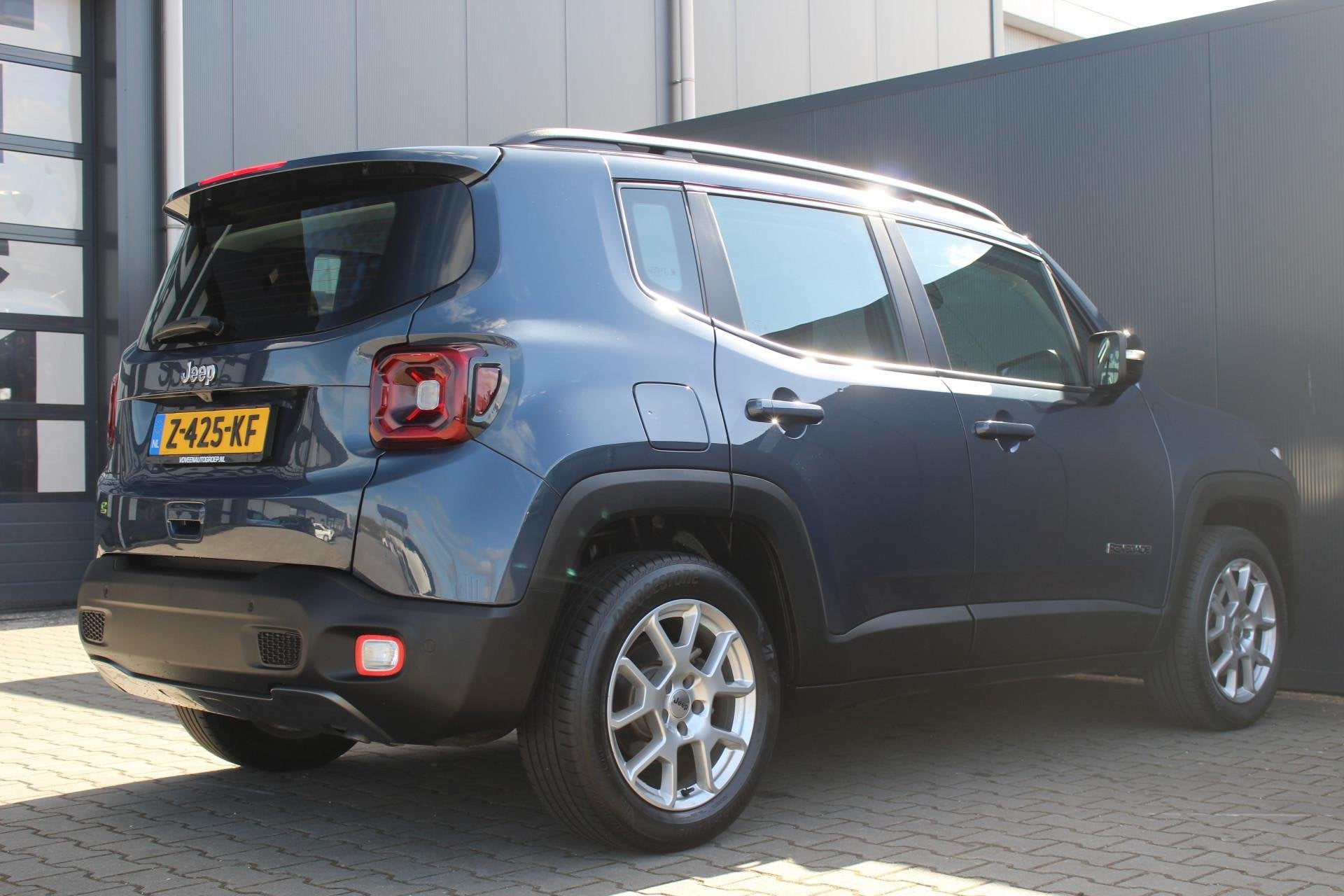 Jeep Renegade 1.5T e-Hybrid Altitude | Incl. 12 maanden | Ac, Stof, Gebruikt, 4 cilinders, Blauw