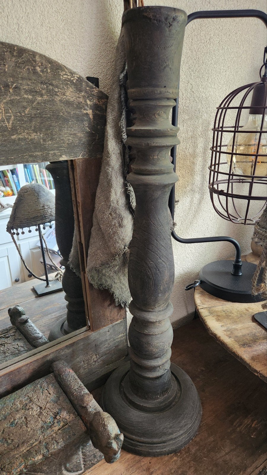 Aura Peeperkorn XL Kandelaar - 70 cm hoog, Ophalen of Verzenden