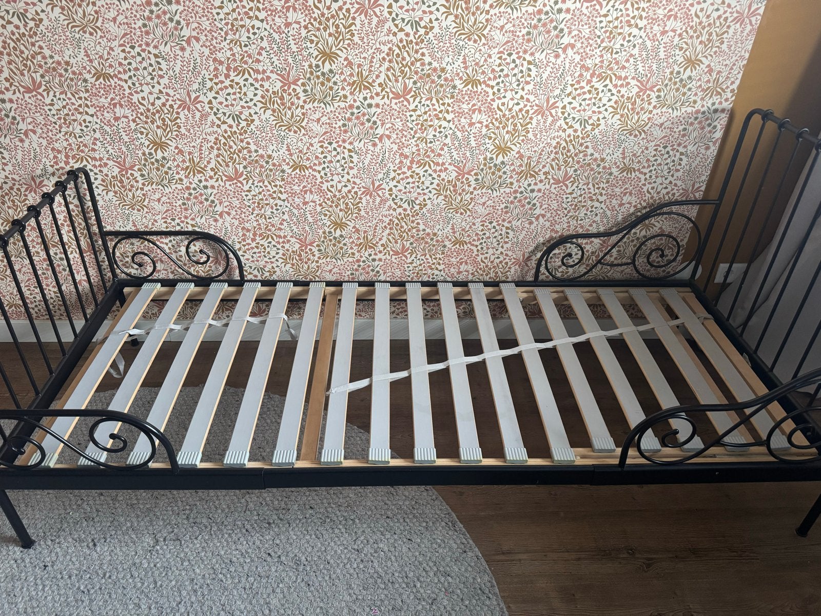 IKEA meegroeibed met lattenbodem 80x200 (verstelbaar), Ophalen, 70 tot 85 cm, Zo goed als nieuw, Lattenbodem