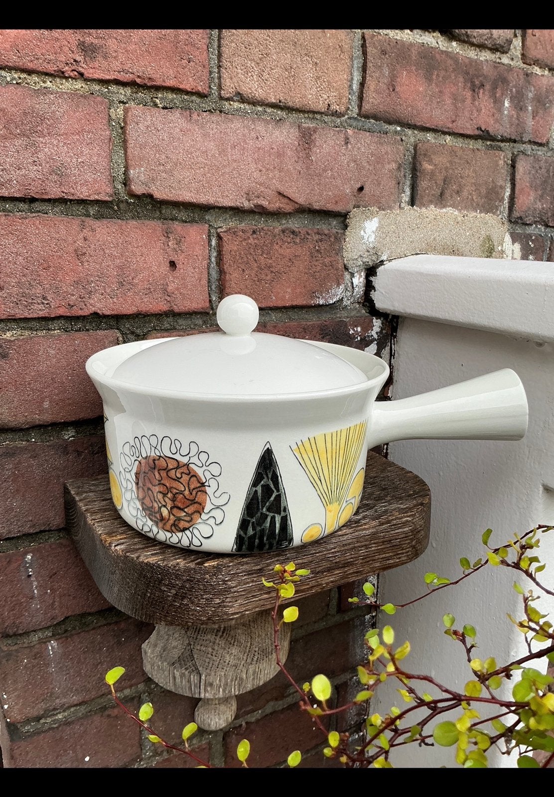 Een stuva steelpan v Rörstrand, Zweden. Compleet met deksel., Ophalen of Verzenden