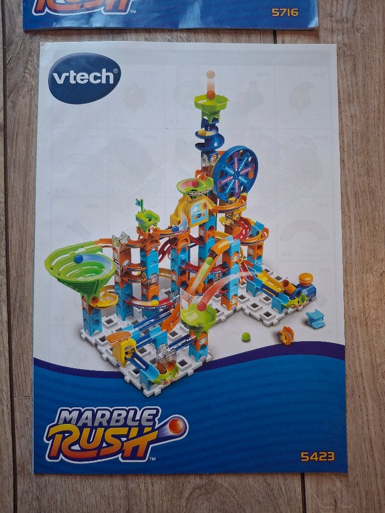 VTech Marble Rush knikkerbaan 4 sets, Ophalen, Gebruikt, 4 tot 6 jaar