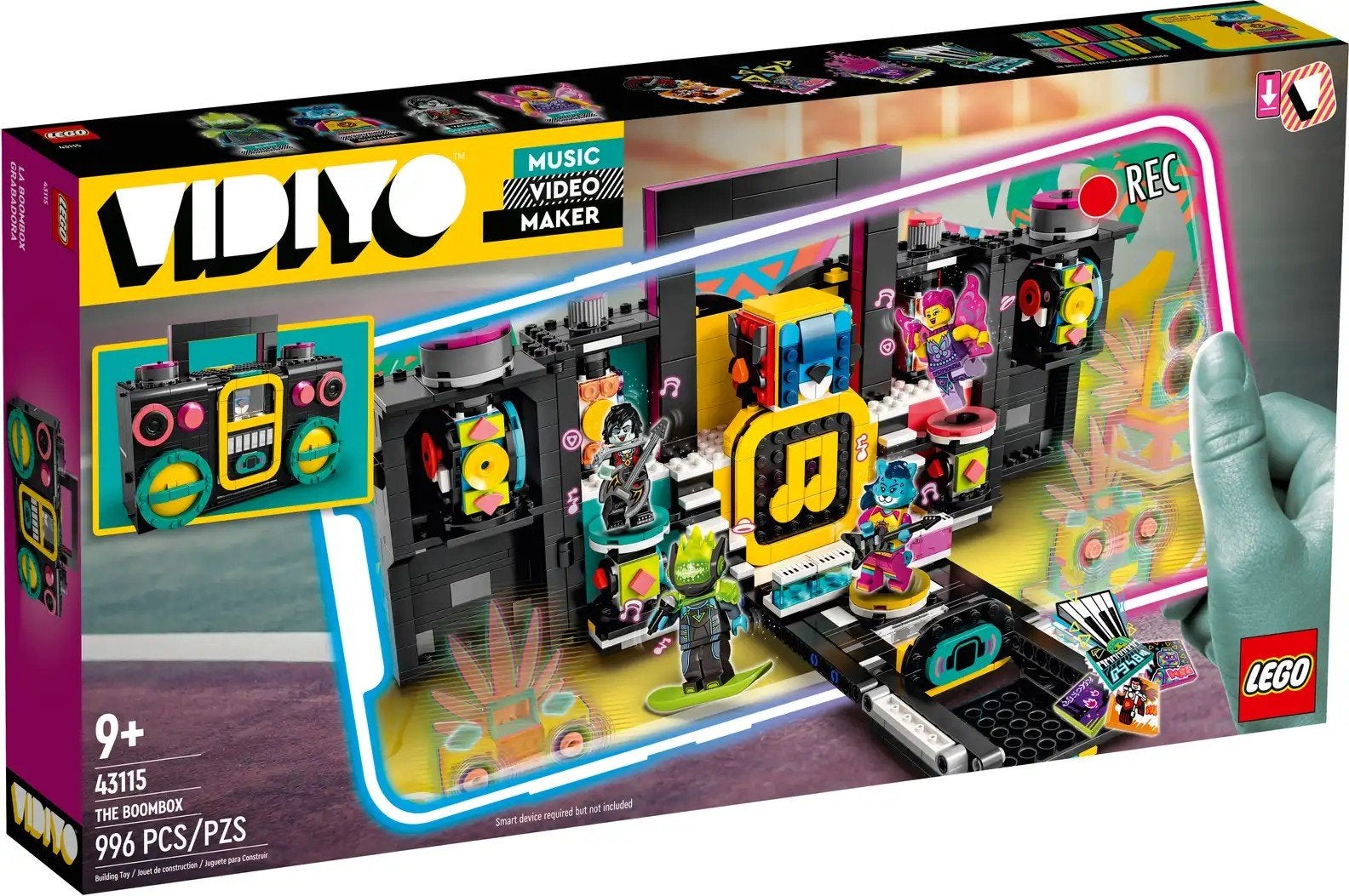 50% Korting op Lego VIDIYO 43115 The Boombox, Overige thema's, Lego, Nieuw, Ophalen of Verzenden