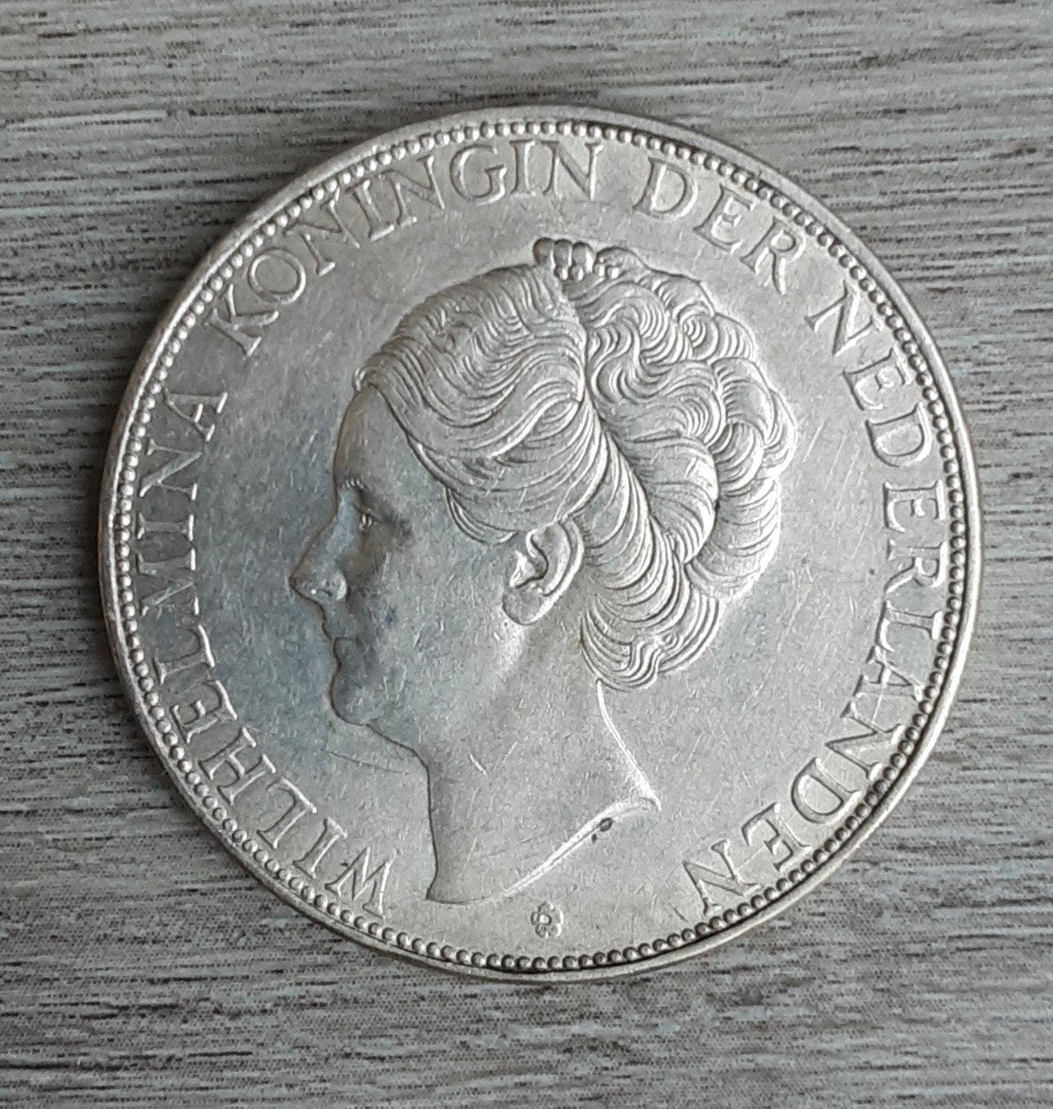 Rijksdaalder 1933 Wilhelmina -, Zilver, Ophalen of Verzenden, Koningin Wilhelmina, Losse munt