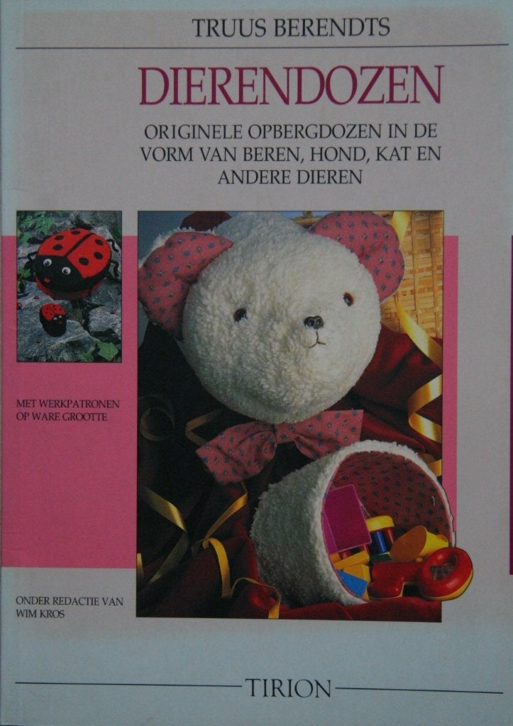 Hobbyboek Dieren dozen maken Zie foto`s / Brooddeeg 81, Verzenden, Zo goed als nieuw, Overige onderwerpen