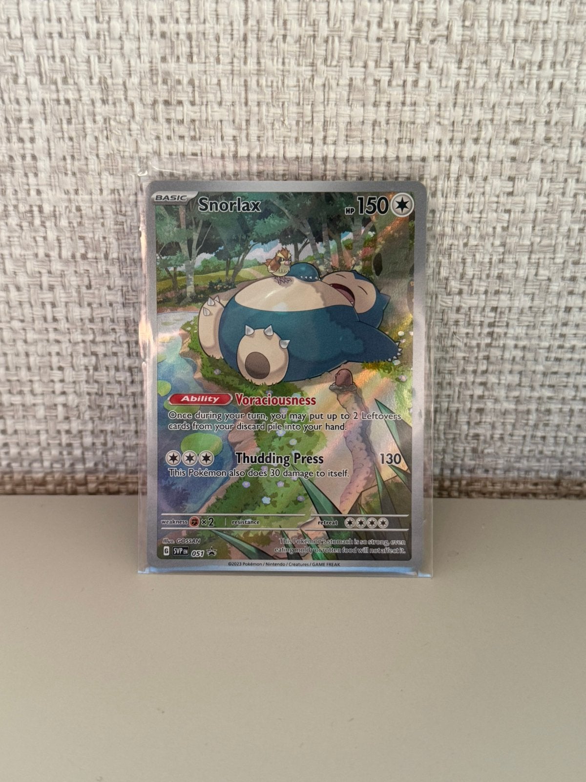 Snorlax 051 Promo 151, Ophalen of Verzenden, Zo goed als nieuw