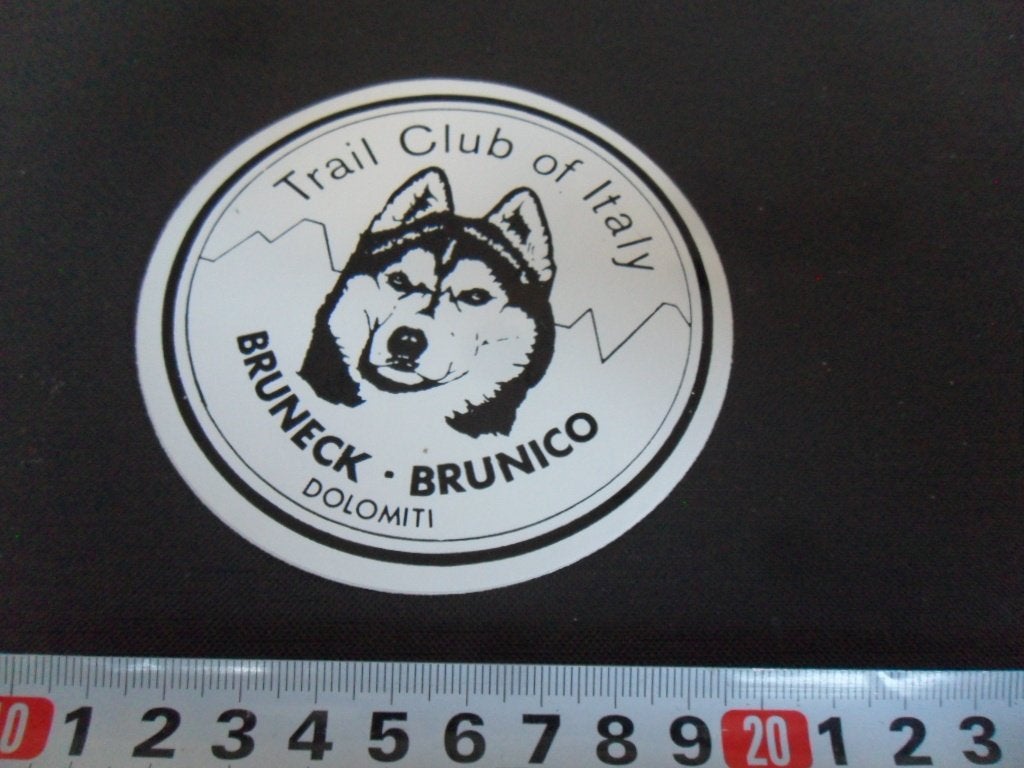 sticker Trailo Club of Italy BRUNECK - BRUNICO  Dolomiti *, Ophalen of Verzenden, Zo goed als nieuw