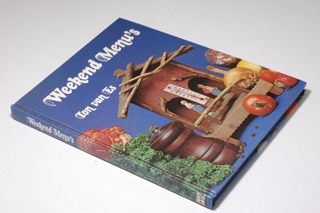 Kookboek: Weekendmenu's - Ton van Es (Hardcover, 1974), Verzenden, Zo goed als nieuw