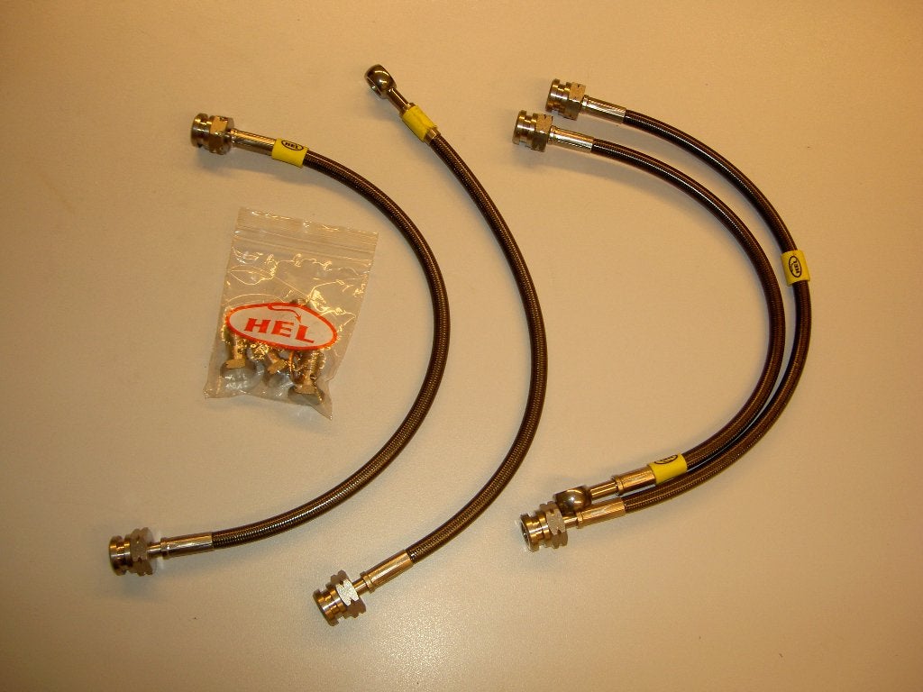 Hel gevlochten remleiding set - Nissan 200sx S14 S14a 94-98, Ophalen of Verzenden