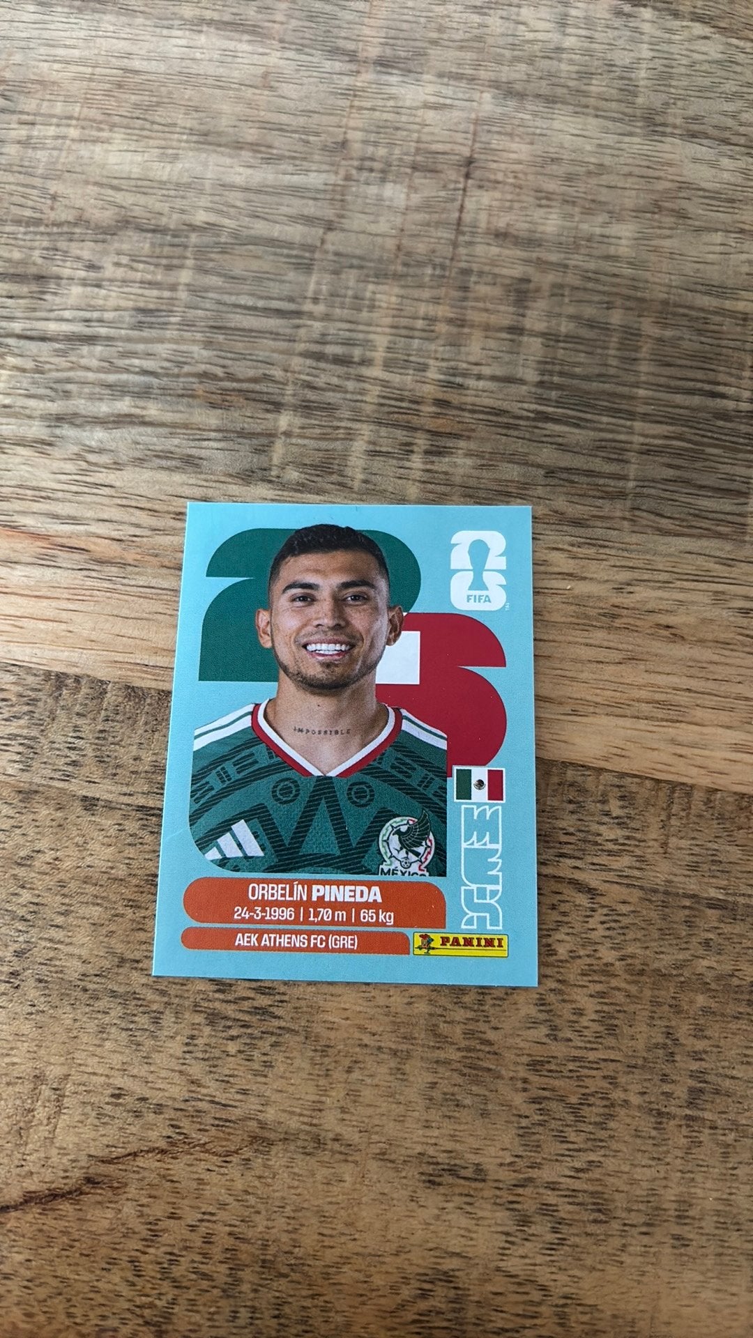 panini WK 2026 Pineda MEX 11, Verzenden, Nieuw, Sticker