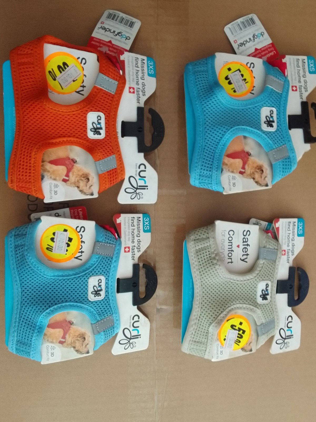 Air mesh instaptuig van curli in de maat xxxs, Overige merken, Hondentuig, ., Nieuw