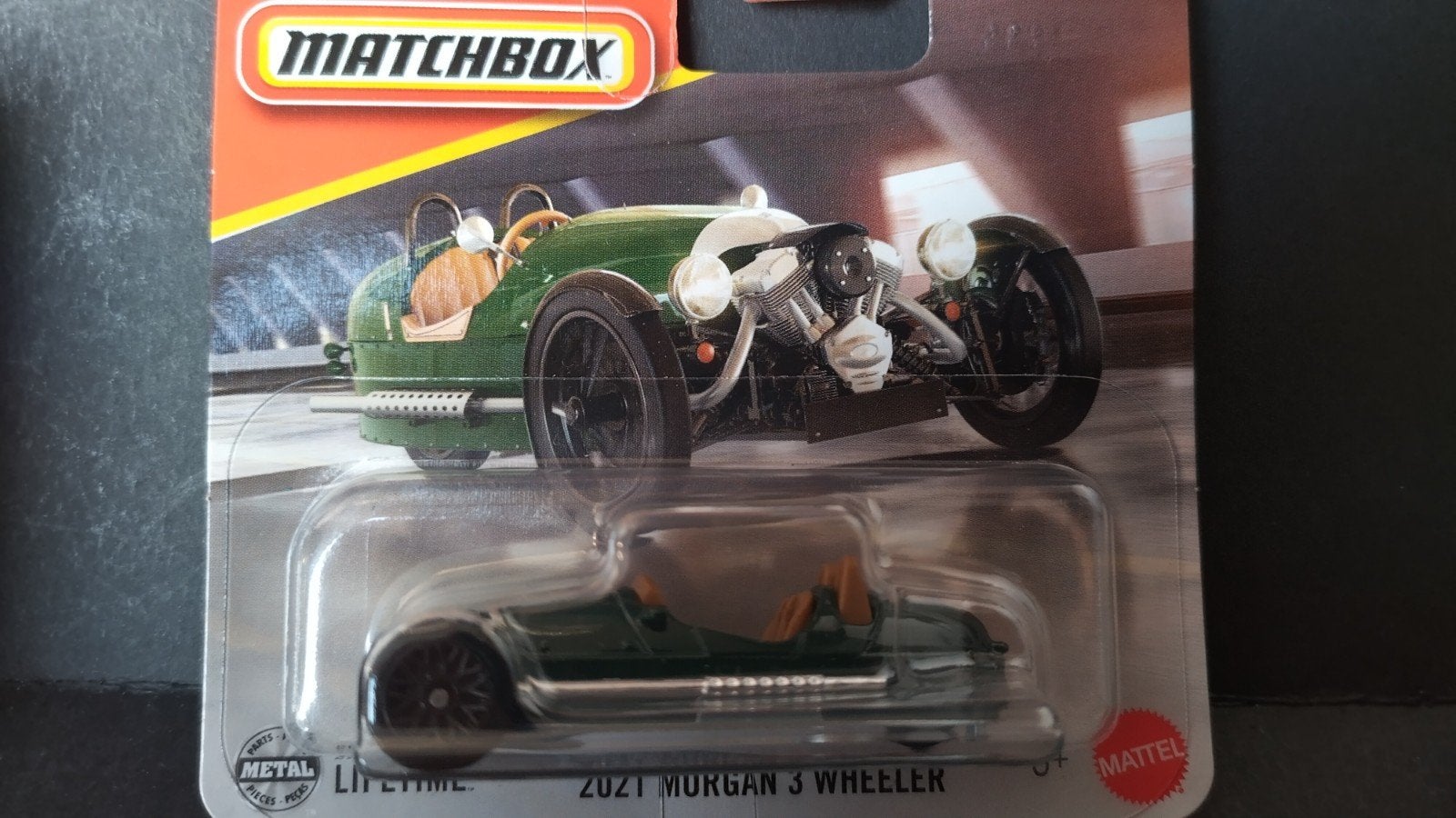 Morgan Three wheeler 1:64 3inch Matchbox Pol, .., Auto, Verzenden, .