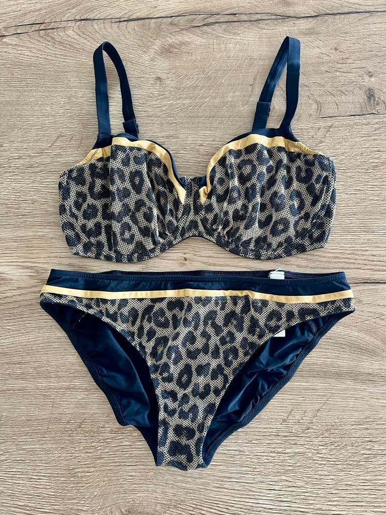Prima donna 75F voorgevormd zwart goud print, Kleding | Dames, Badmode en Zwemkleding, Verzenden, Zwart, Zo goed als nieuw, Bikini