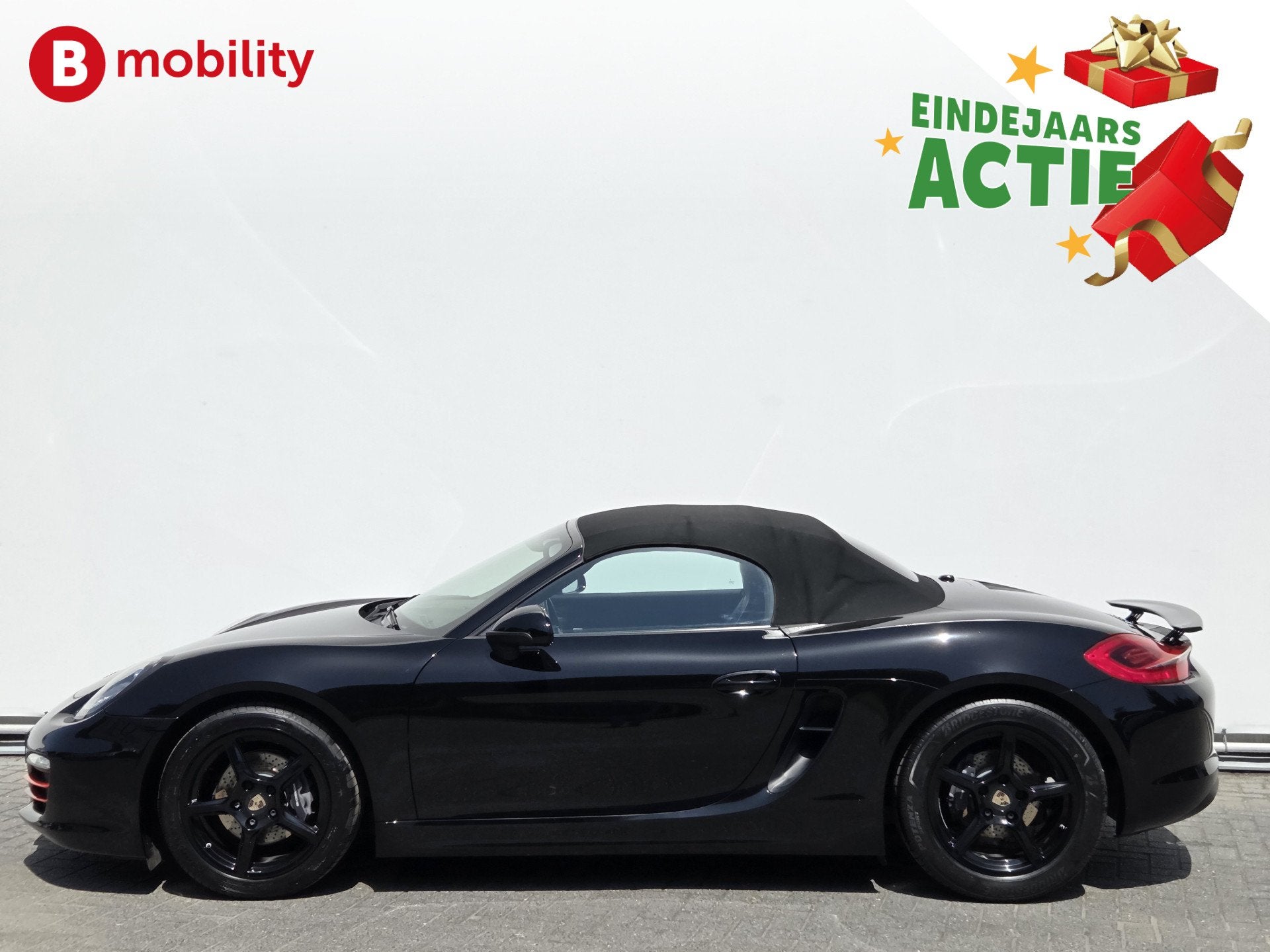Porsche Boxster 981 2.7 6-Cilinder Leer Stoelverwaming/Venti, Auto's, Euro 5, Achterwielaandrijving, Gebruikt, Zwart