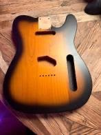 Telecaster body nitro satin 2 Tone sunburst, Verzenden, Geen, Geen, Jpsg
