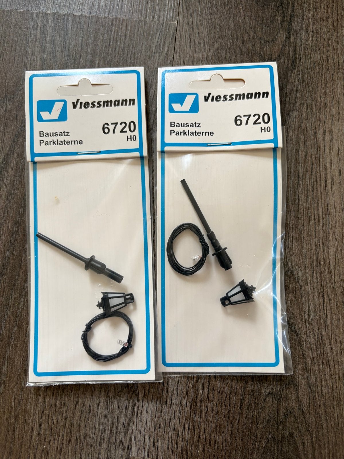 Viessmann 6720 Parklantaarn H0 Bouwpakket (2 stuks), Ophalen of Verzenden, Nieuw, Gelijkstroom of Wisselstroom, Overige typen