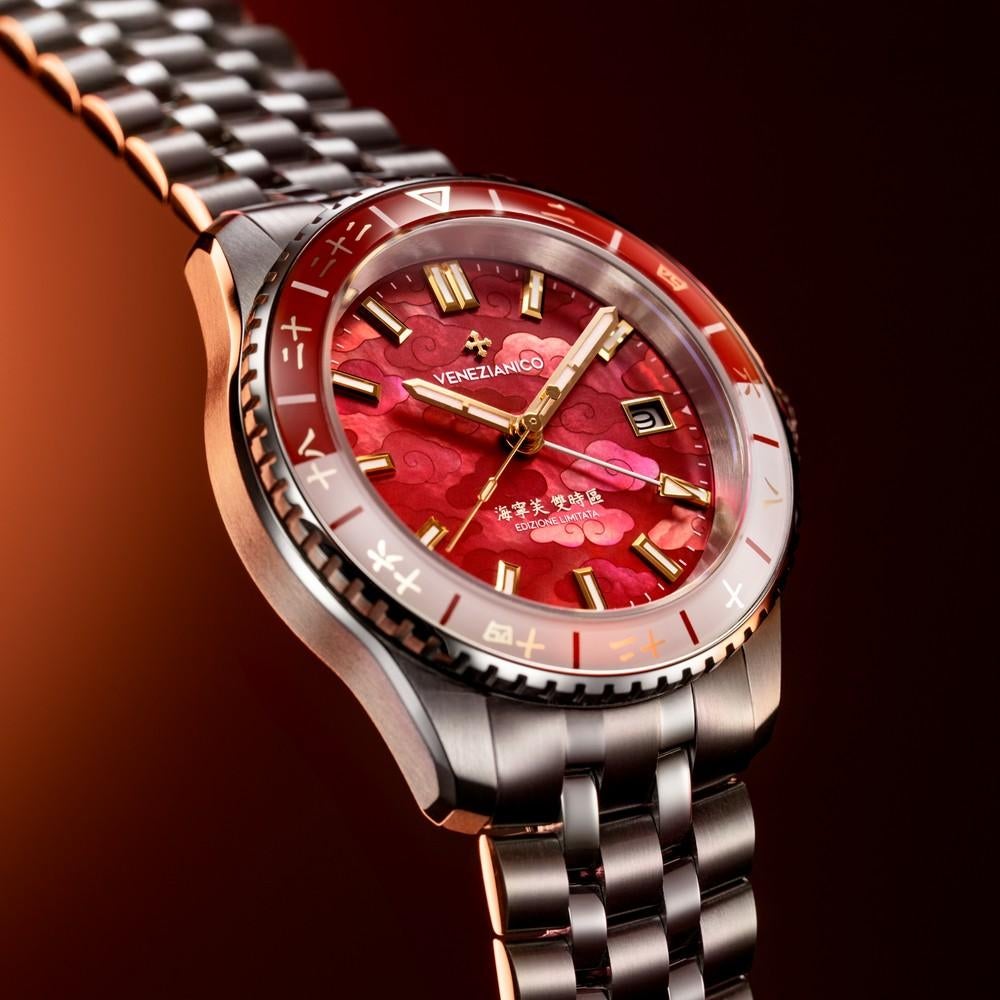 500 Watch Limited Edition Venezianico Nereide GMT Xi'An, Sieraden, Tassen en Uiterlijk, Horloges | Heren, Ophalen of Verzenden