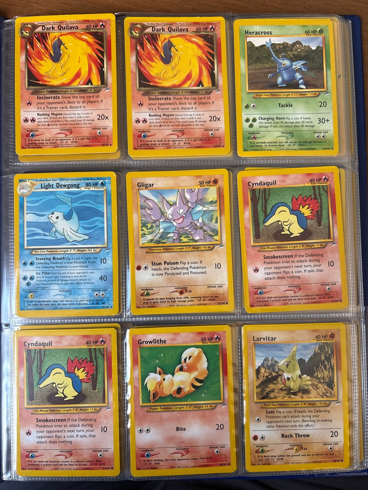 Vintage pokemon kaarten - neo destiny, Ophalen of Verzenden, Gebruikt, Meerdere kaarten