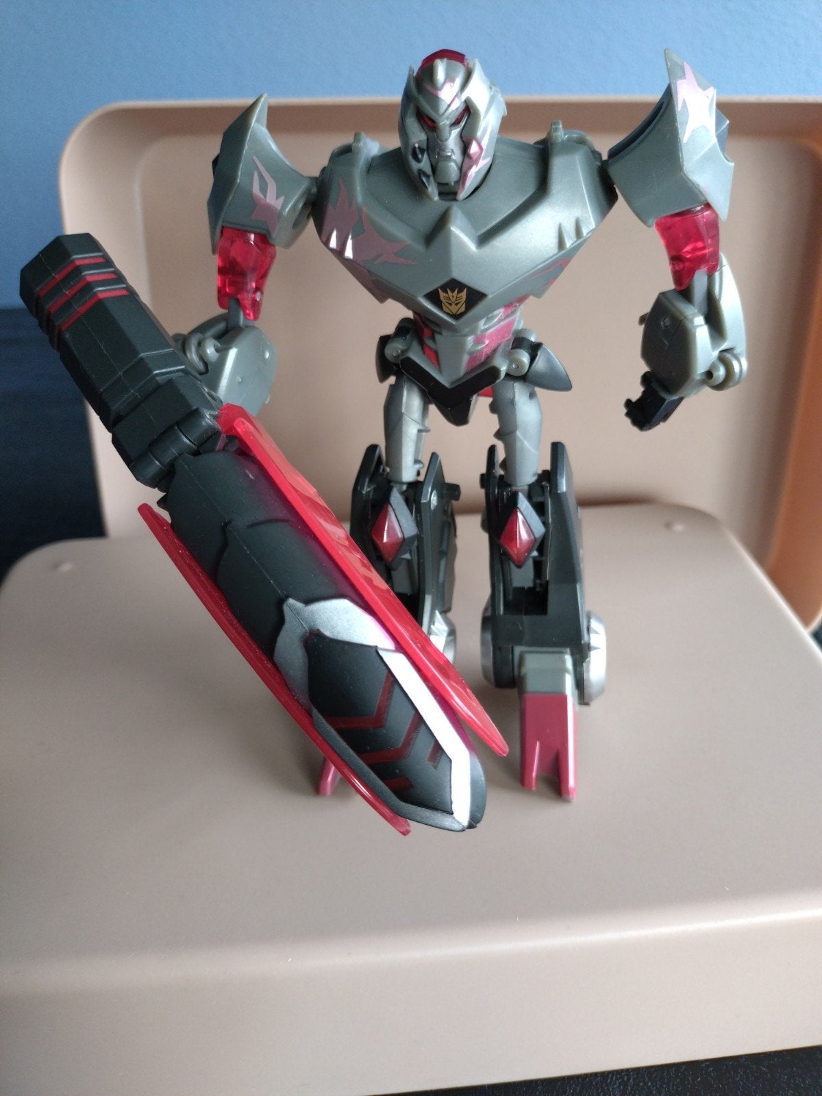 Transformers Megatron met wapen, Verzamelen, Overige generaties, Ophalen of Verzenden, Gebruikt