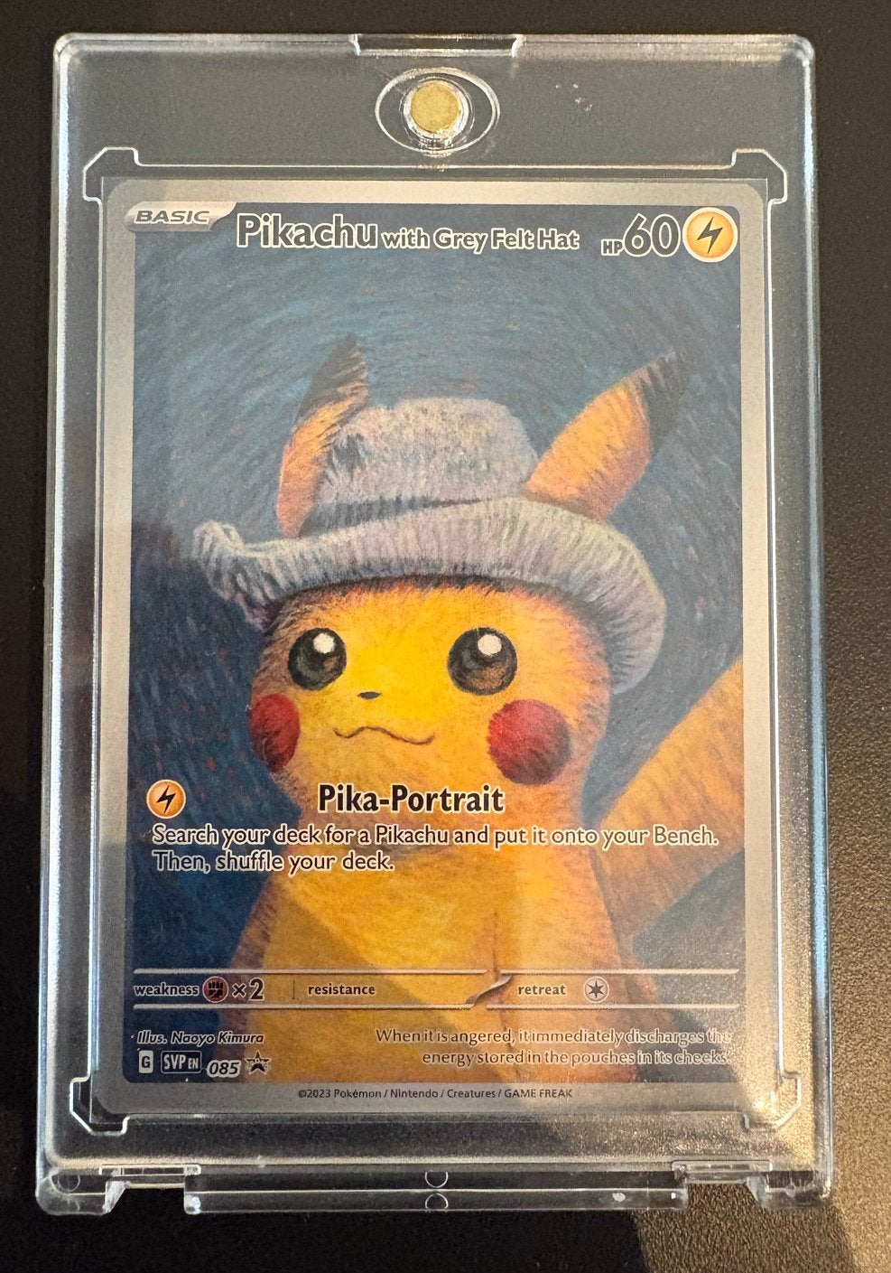 Pikachu with grey felt hat  - Van Gogh Museum, Ophalen, Nieuw, Losse kaart