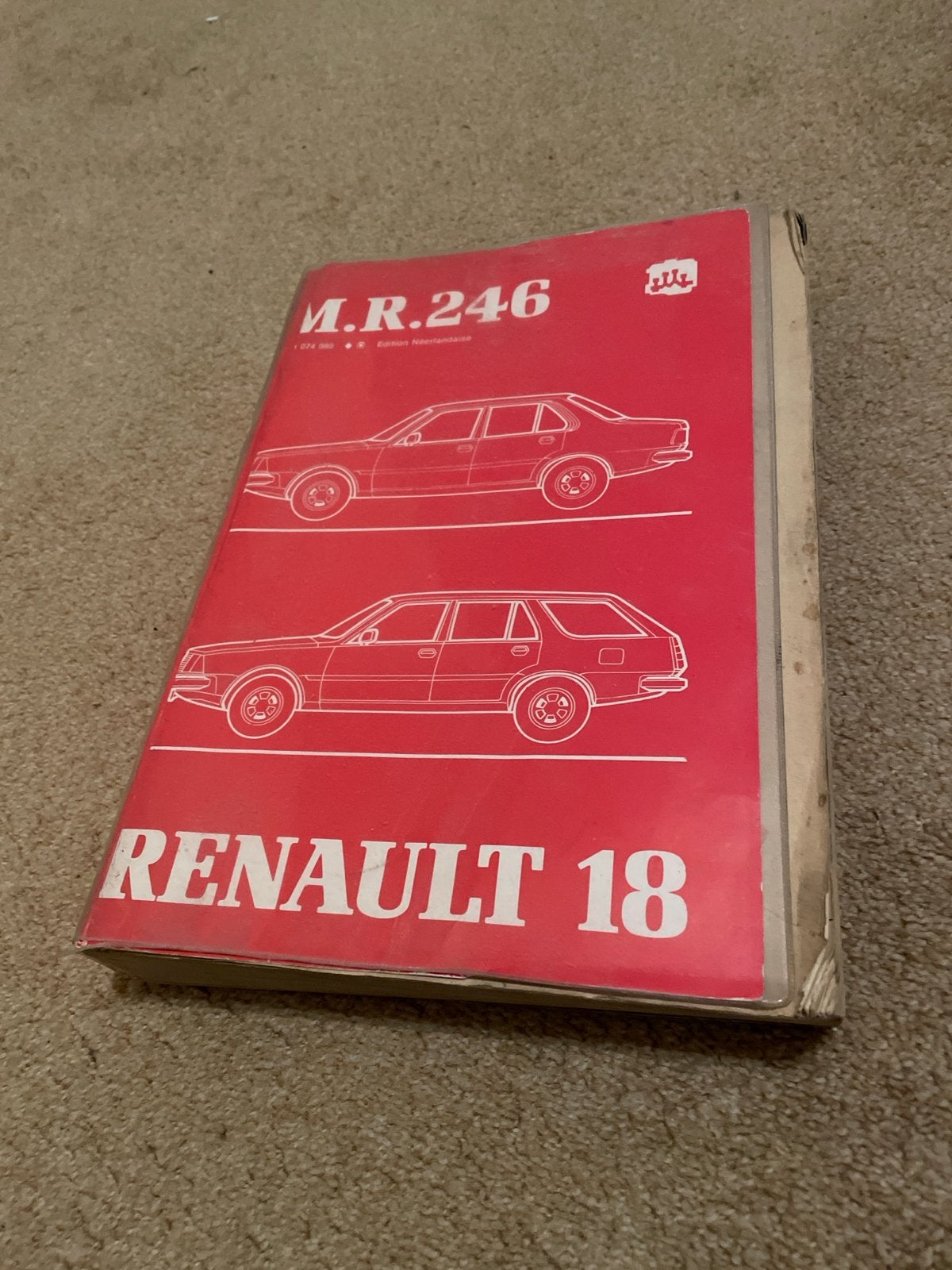 Renault 18 Werkplaatsreparatiehandboek M.R.246, Ophalen of Verzenden