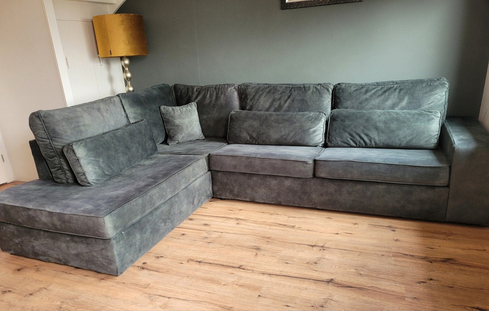 Velvet Hoekbank Loungebank Adore Hunter, Ophalen of Verzenden, Zo goed als nieuw, Stof
