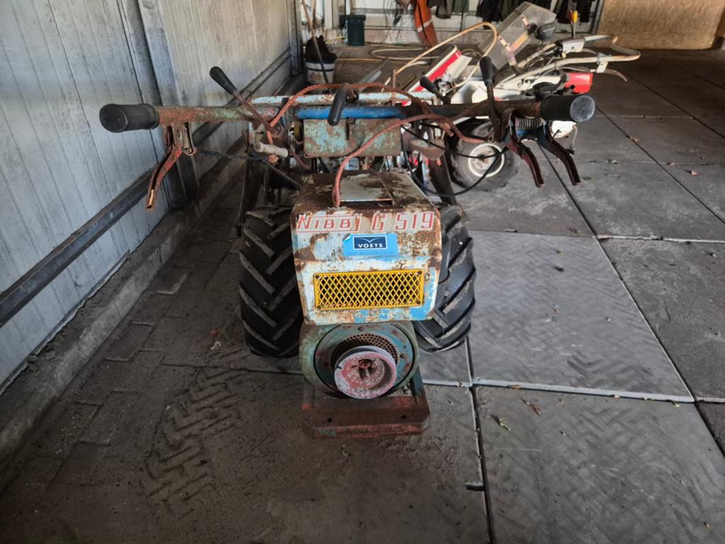 NIBBI G 519 Twee-wielige tractor / Tuinfrees, Ophalen of Verzenden, Gebruikt