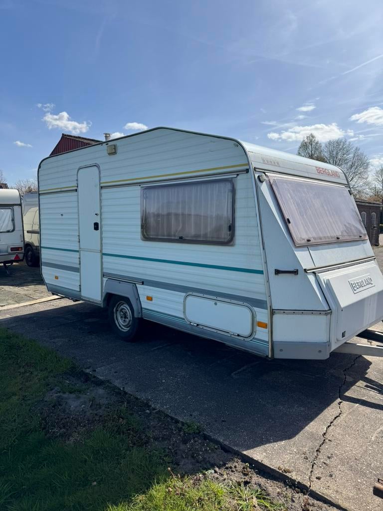 Bergland caravan 395, Caravans en Kamperen, Caravans, Standaardzit, Omvormbare zithoek, Tot en met 3, Particulier