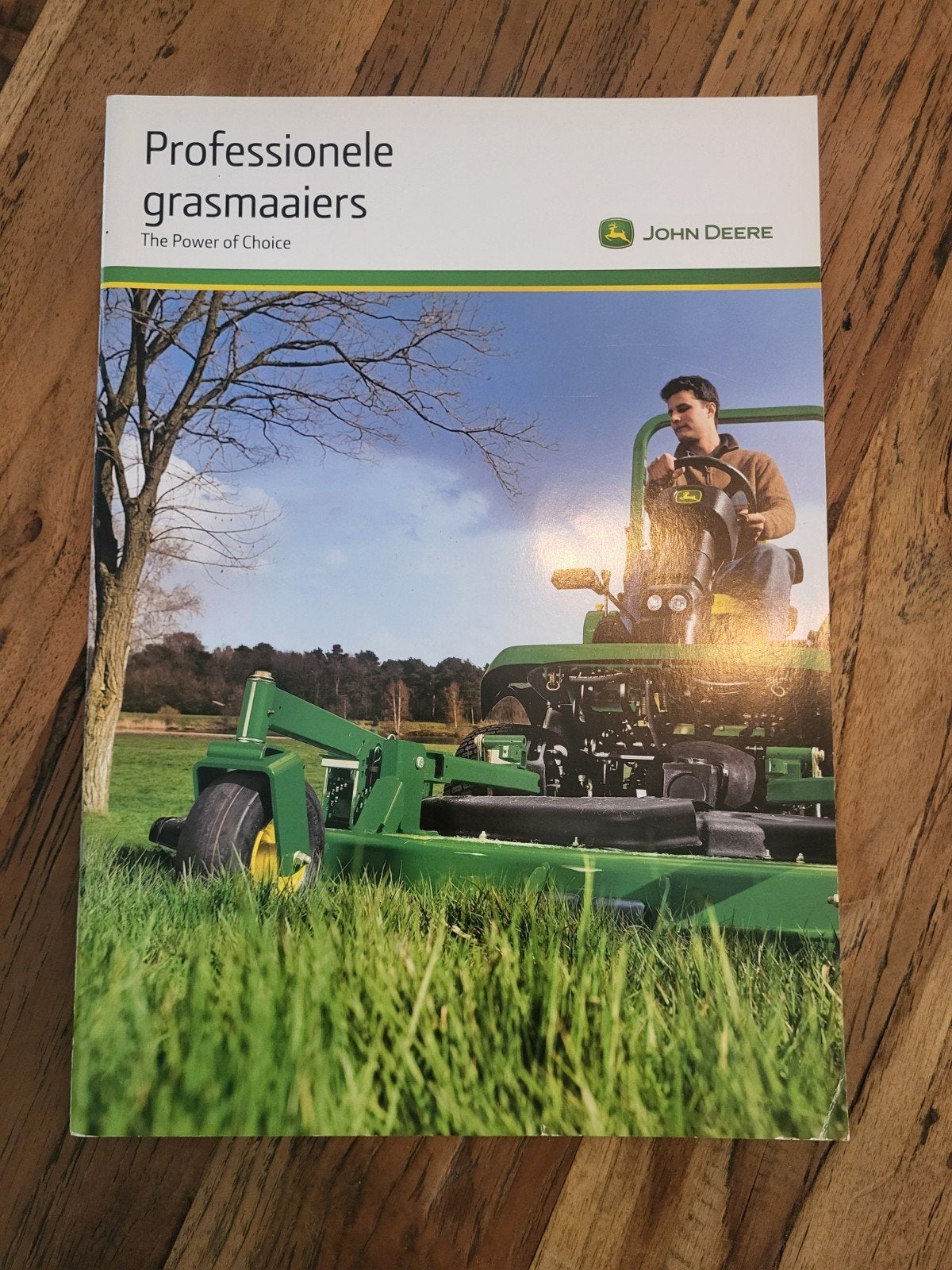 tractor folder John Deere professionele grasmaaiers, Ophalen of Verzenden, Zo goed als nieuw