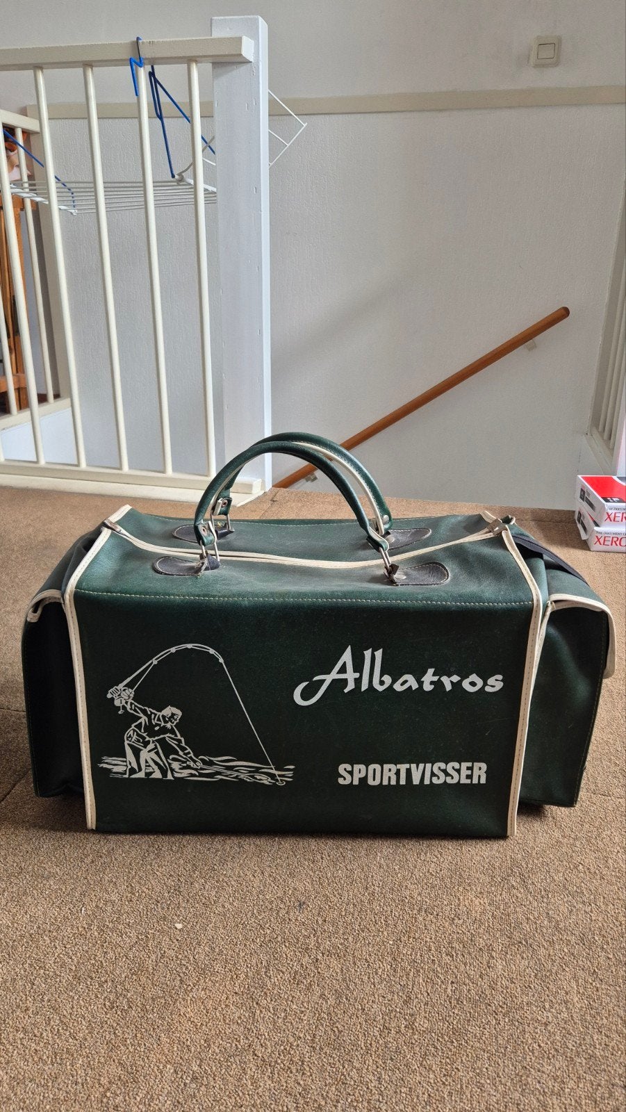 Vintage Albatros Sportvisser Vistas, Ophalen, Gebruikt, Koffer of Tas