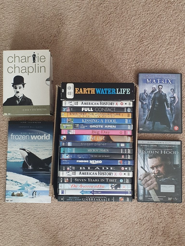 originele DVDs actie avontuur animatie comedy natuurdocu, Alle leeftijden, Ophalen of Verzenden, Gebruikt, Actiethriller