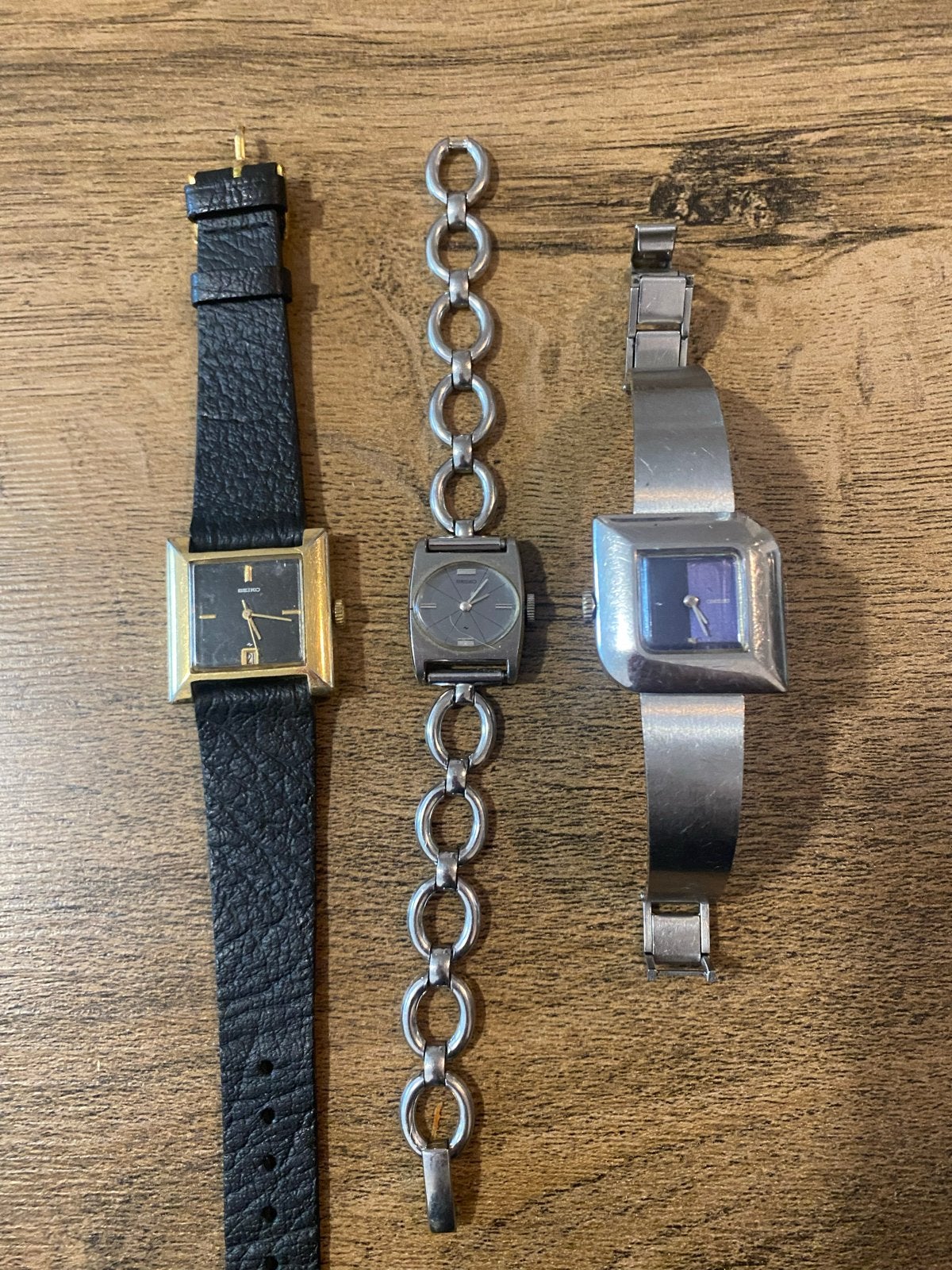 3 Vintage Seiko Opwind Horloges Dames, Ophalen of Verzenden, Gebruikt, Polshorloge, Seiko