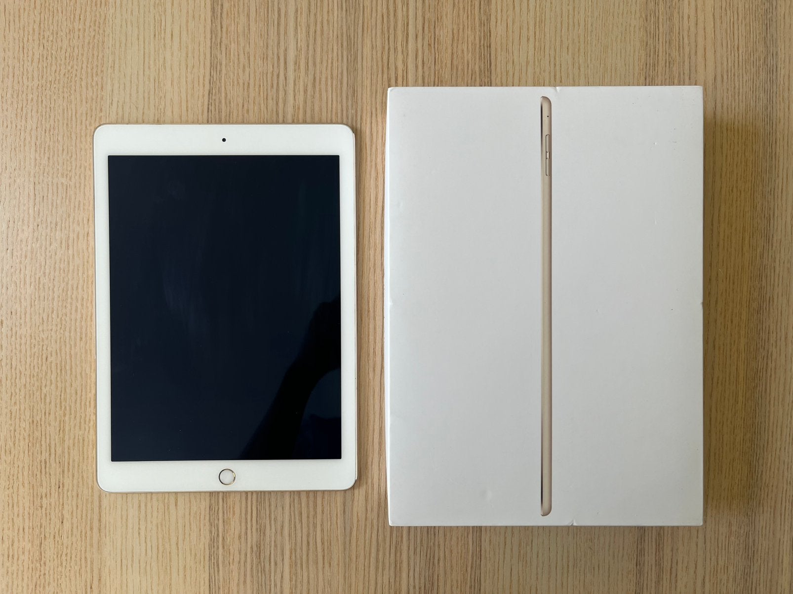 Apple iPad Air 2 goud compleet, gaat niet aan, 10 inch, Apple iPad Air, Ophalen of Verzenden, Niet werkend