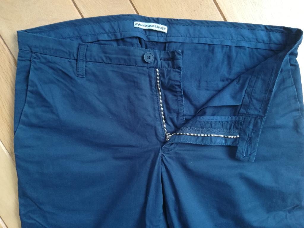 DRYKORN chino broek blauw maat 32 x 34, Drykorn, Blauw, W32 (confectie 46) of kleiner, Ophalen of Verzenden