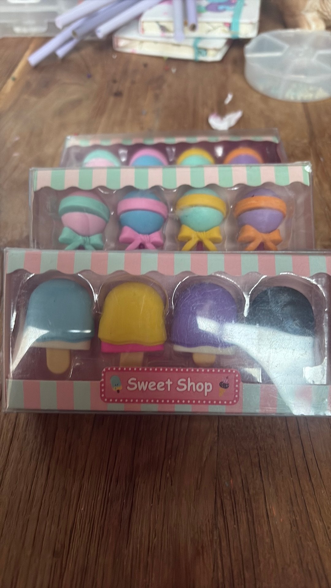 Kawaii gummetjes ijsje en lollie goodie bag, Ophalen of Verzenden, Zo goed als nieuw, Jongen of Meisje