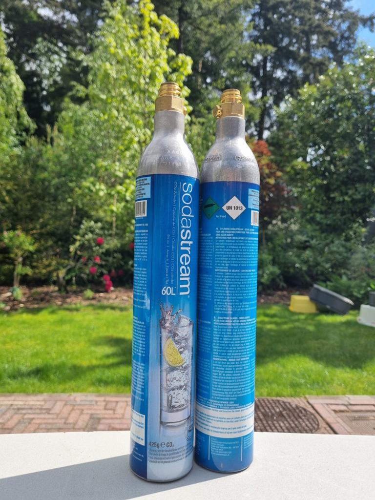 2 volle Sodastream cilinders, Ophalen of Verzenden, Refurbished