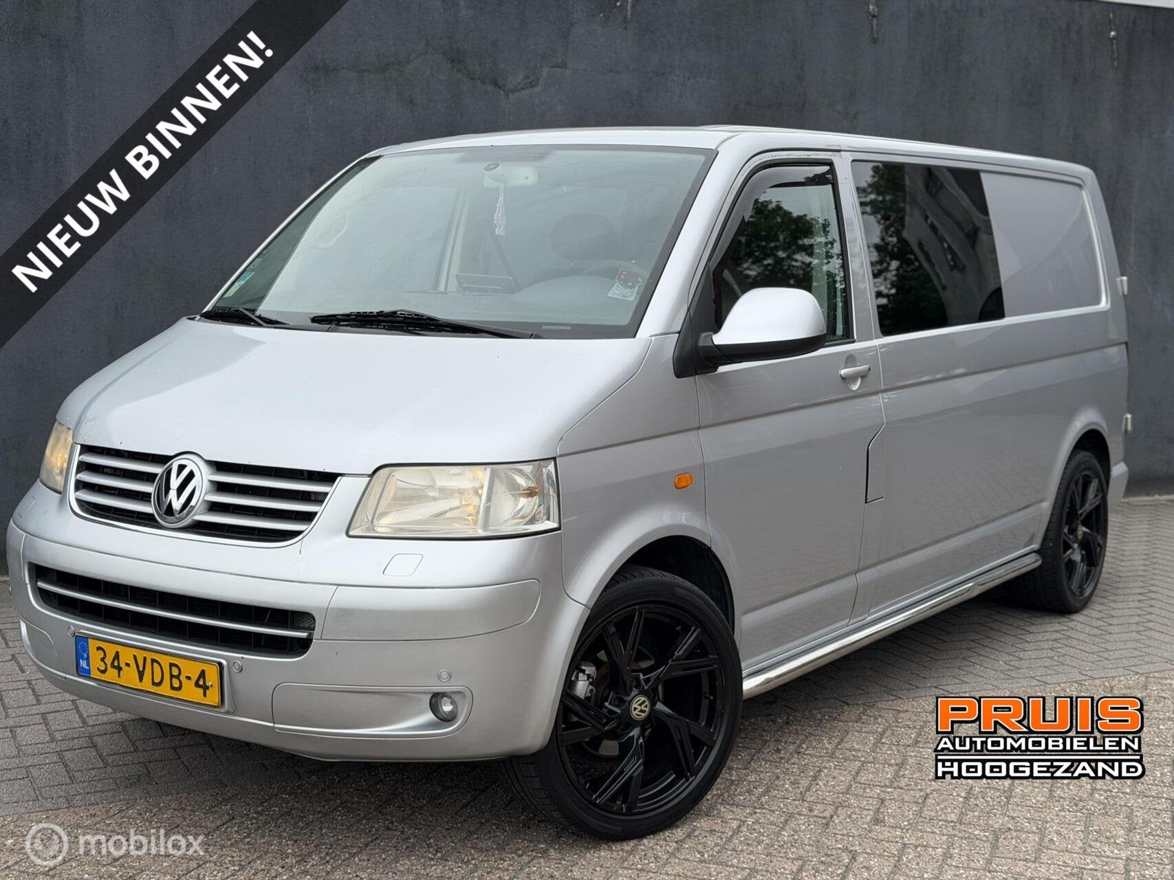 Volkswagen Transporter 2.5 TDI 5P -LEDER-DC-AIRCO- Apk (NIEU, Auto's, Gebruikt, Volkswagen, Bedrijf, Parkeersensor