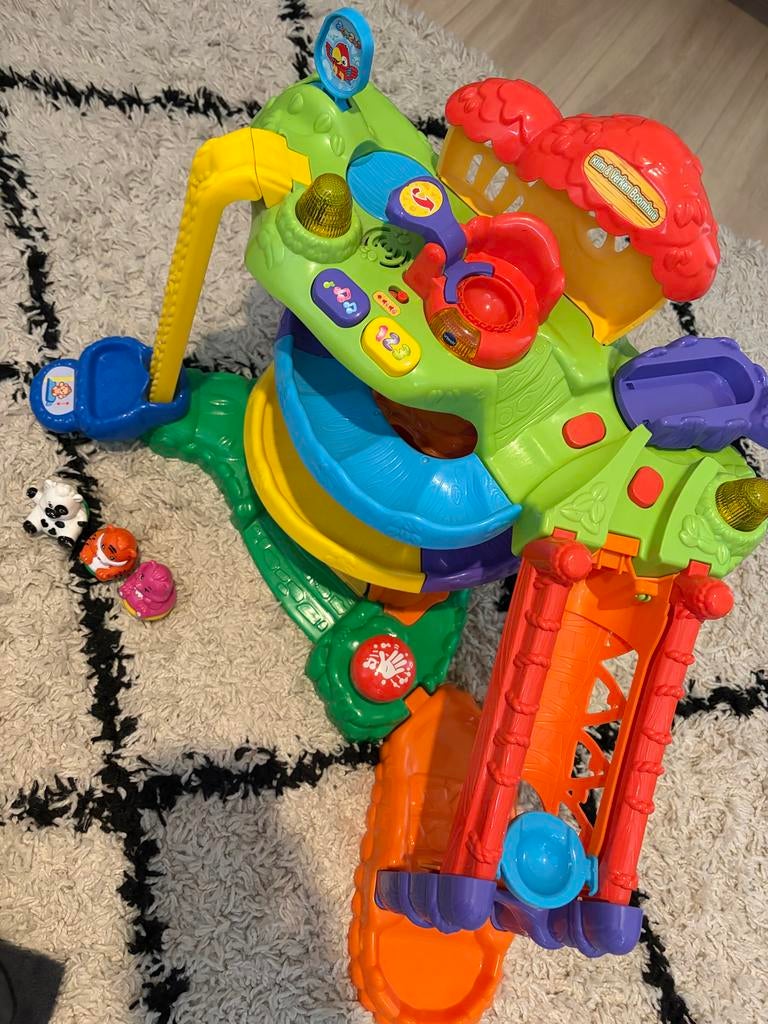 VTech Zoef Zoef Dieren Avonturenbos met 3 diertjes, Ophalen, Zo goed als nieuw, Jongen of Meisje
