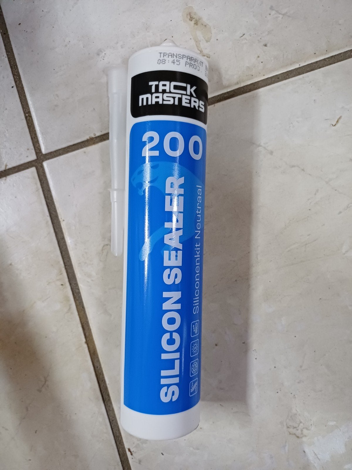 Tackmasters 200 Siliconenkit Neutraal - Transparant, Minder dan 4 cm, Overige materialen, Nieuw, Ophalen of Verzenden