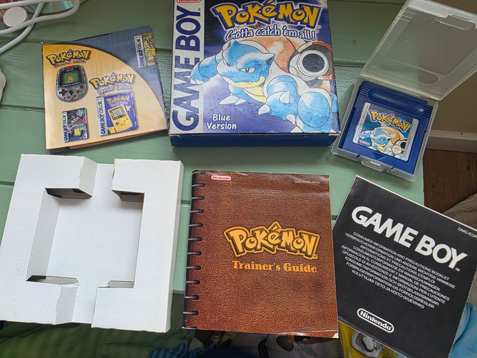 Pokemon Blue CIB Game Boy - Bijzonder Goede Staat + Poster, Spelcomputers en Games, Games | Nintendo Game Boy, 1 speler, Ophalen of Verzenden